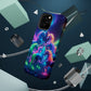 Neon Spectacle of Unicorns Neon Unicorns Premium Art Magsafe Magnet Tough IPhone 13 14 15 Pro Plus Max and Mini in Matte and Glossy Phone cases
