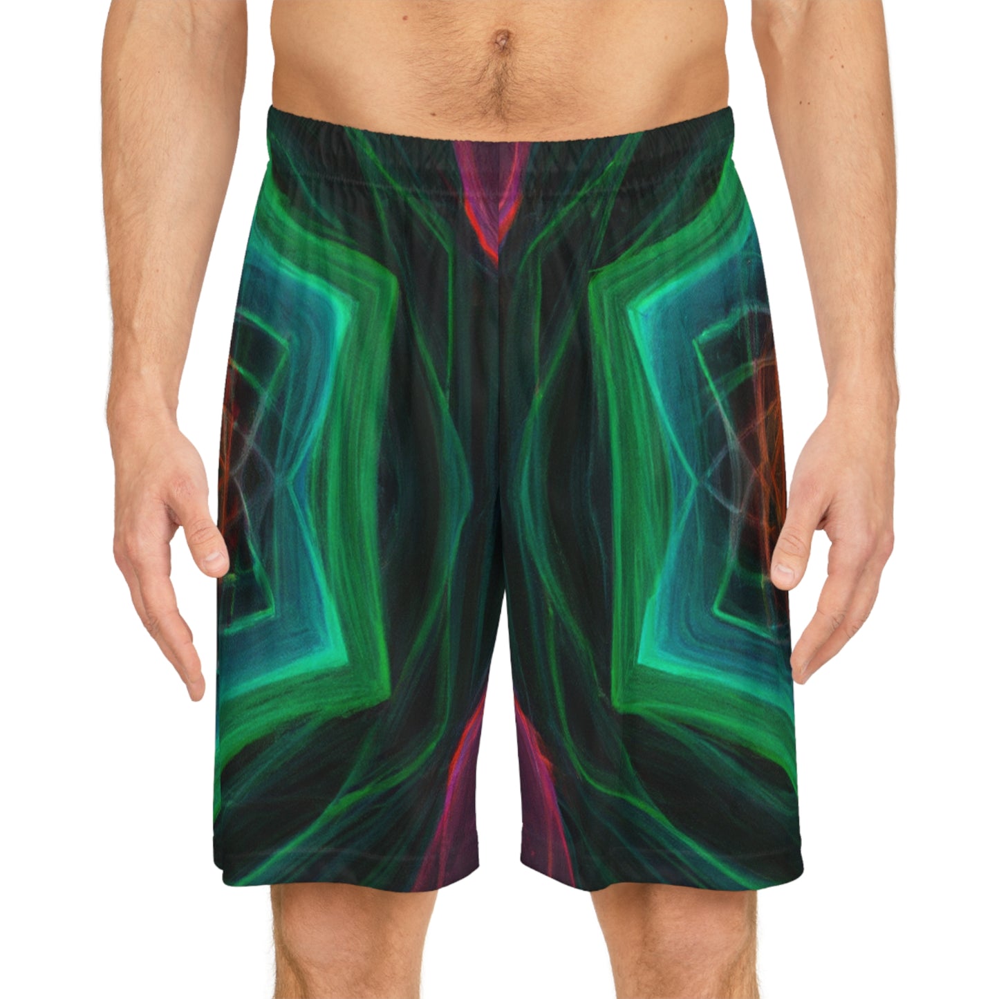 Gianni di Firenze. - Trippy Infinity Patterns Rave Shorts