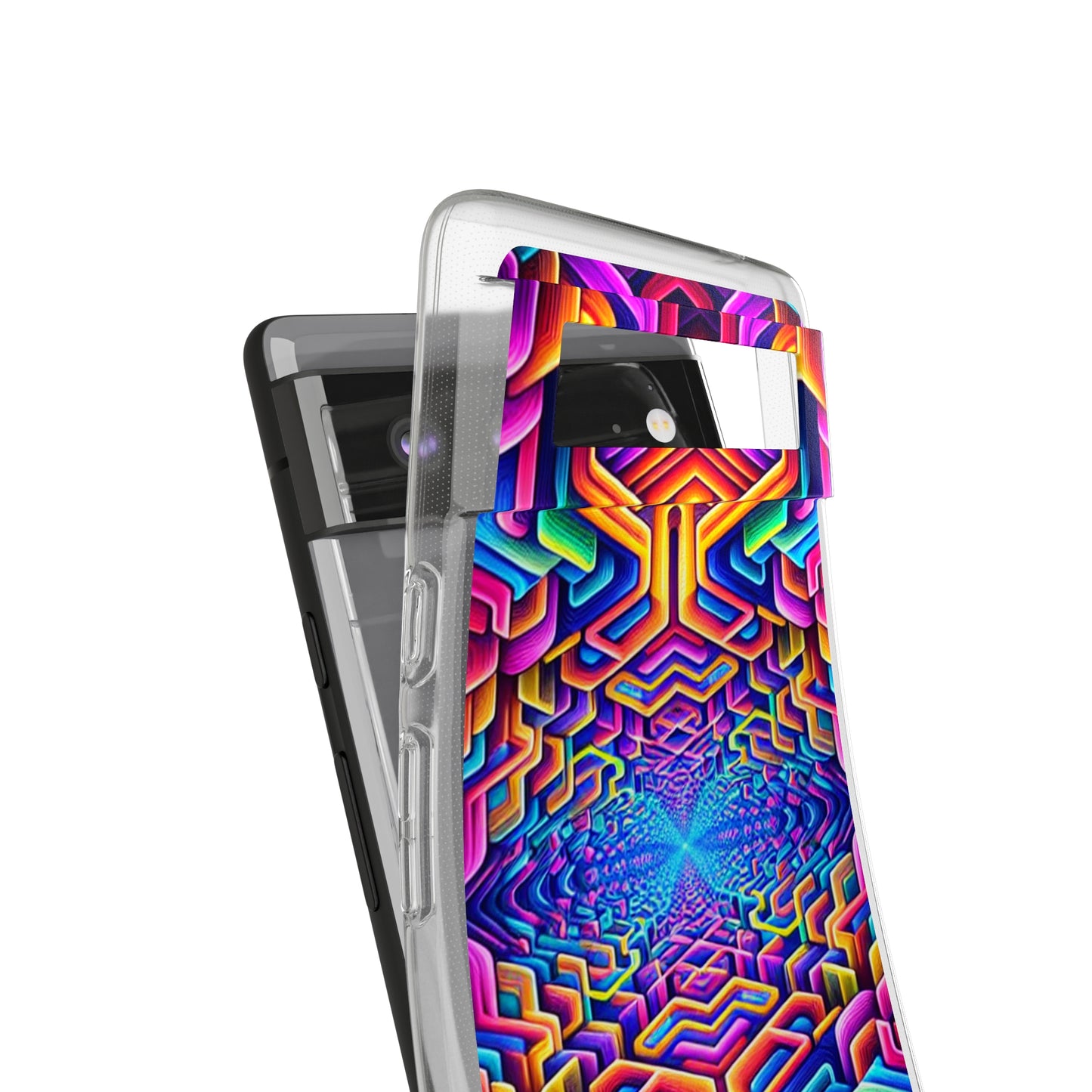 Vibrant Trippin' Infinity Infinity Patterns Art Polycarbonate Phone Case
