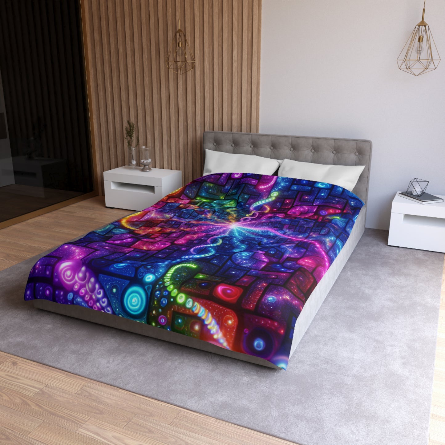 Gennaro di Bellini - Trippy Infinty Patterns Microfiber Duvet Cover