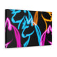 "Neon Unicorns at Dusk" NEON Unicorns Art Canvas