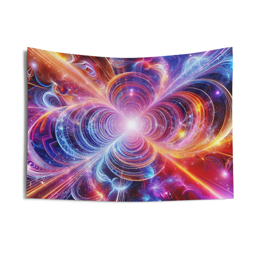 Infinite Illuminations. Infinity Patterns Art Tapestry