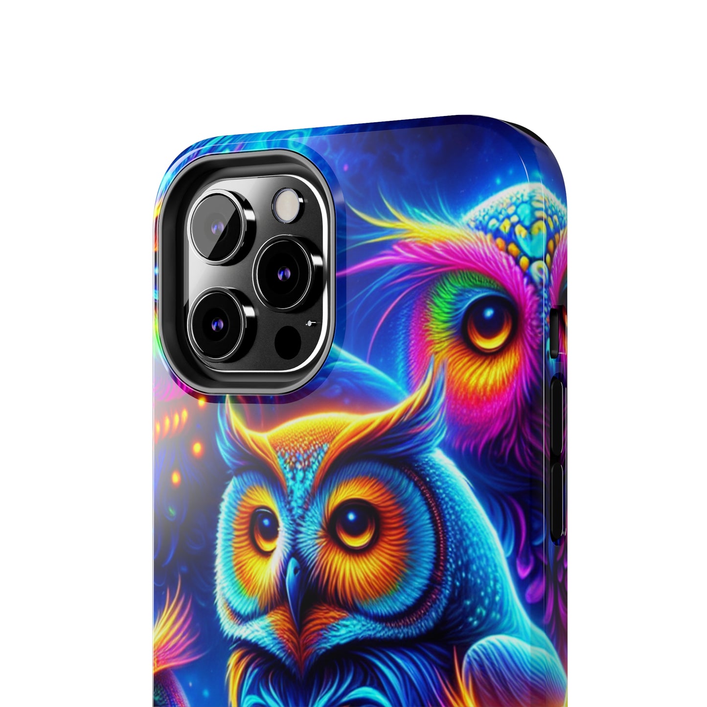 Neon Night Owls. NEON Owls Tough Phone Case