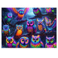 NeonOwlDreams - Neon Owls Puzzle 30, 110, 252, and 1000 Pieces