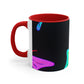 "Neon Prism Butterfly Flutter" Butterflies 11oz Mug