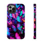 Neon Moth Flutter. NEON Butterflies Tough Phone Case