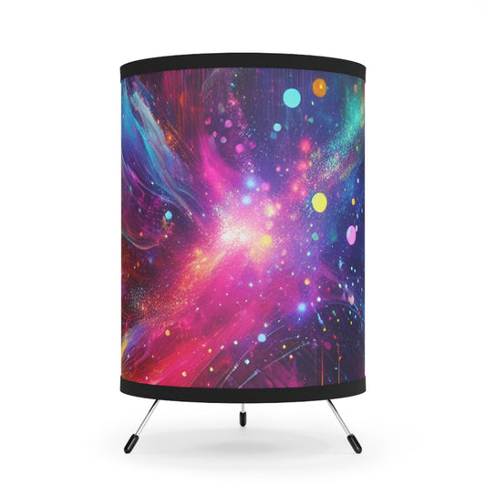 Giovanni di Cremona - Trippy Infity Patterns Art Tripod Lamp