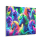 "Neon Paradise of Joyous Unicorns" NEON Unocrons Art 1/4" Glossy Acrylic Art