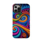 Neon Infinity Illusionz. Trippy Infinity Patterns Tough Phone Case