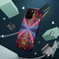 Neon Infinity Oasis Neon Trippy Infinity Patterns Premium Art Magsafe Magnet Tough IPhone 13 14 15 Pro Plus Max and Mini in Matte and Glossy Phone cases