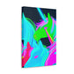 Neon Magical Joyride NEON Unicorns Art Canvas