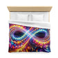 Giovanni Zocchi - Trippy Infinty Patterns Microfiber Duvet Cover