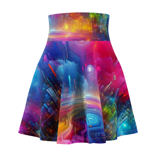 Giulio di Nardo - Trippy Infity Patterns Woman's Skater Skirt