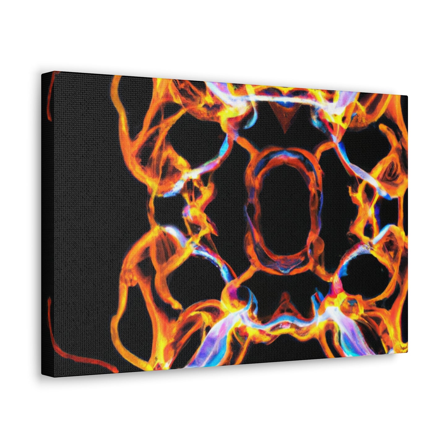 Psychedelic Infinity Orbitals. Trippy Infinity Patterns Art Canvas