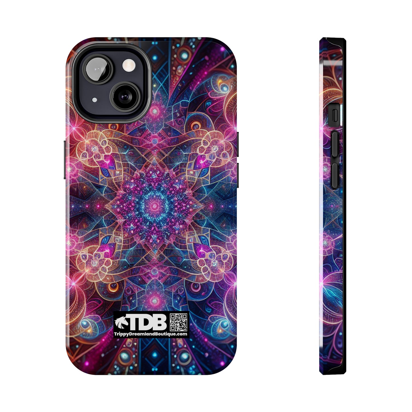 TDB Vibrant Infinity Ozonetics. Trippy Infinity Patterns Tough Phone Case