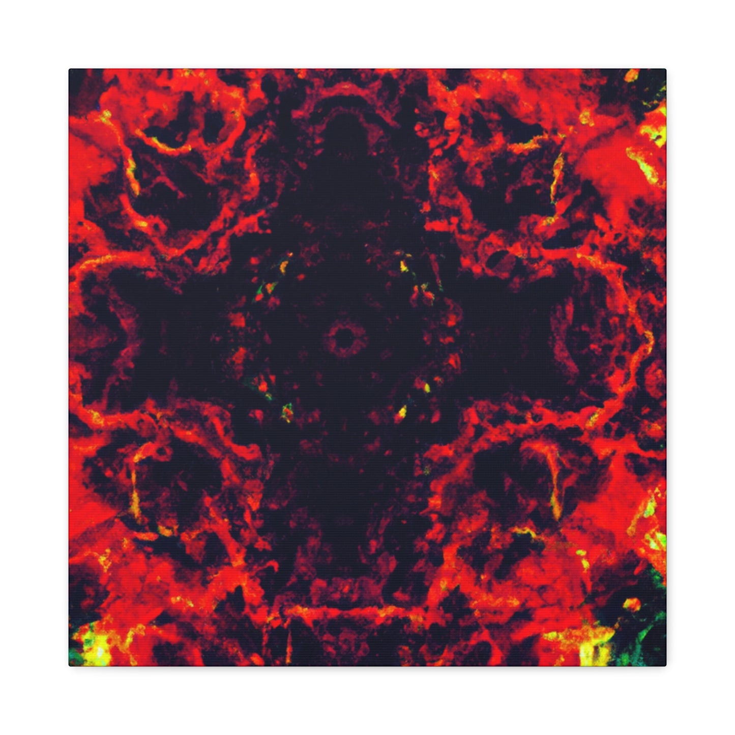 Phantasmal Neon Infinity Groove. Trippy Infinity Patterns Art Canvas