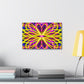 Neon Infinity Surrealism Trippy Infinity Patterns Art Canvas