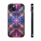 Neon Infinity Maze. Infinity Patterns Art Polycarbonate Phone Case