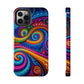 Neon Infinity Illusionz. Trippy Infinity Patterns Tough Phone Case