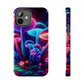 Neon Psychedelic Pupal Art NEON Unicorns Tough Phone Case Iphone 7 8 9 10 11 12 13 14 Pro Max Mini Plus XR XS SE