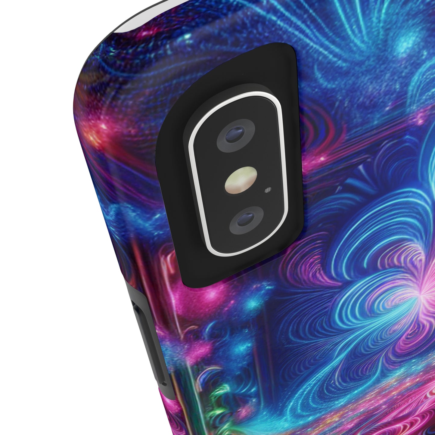 Vortex of Chromatic Wonder Trippy Infinity Patterns Tough Phone Case