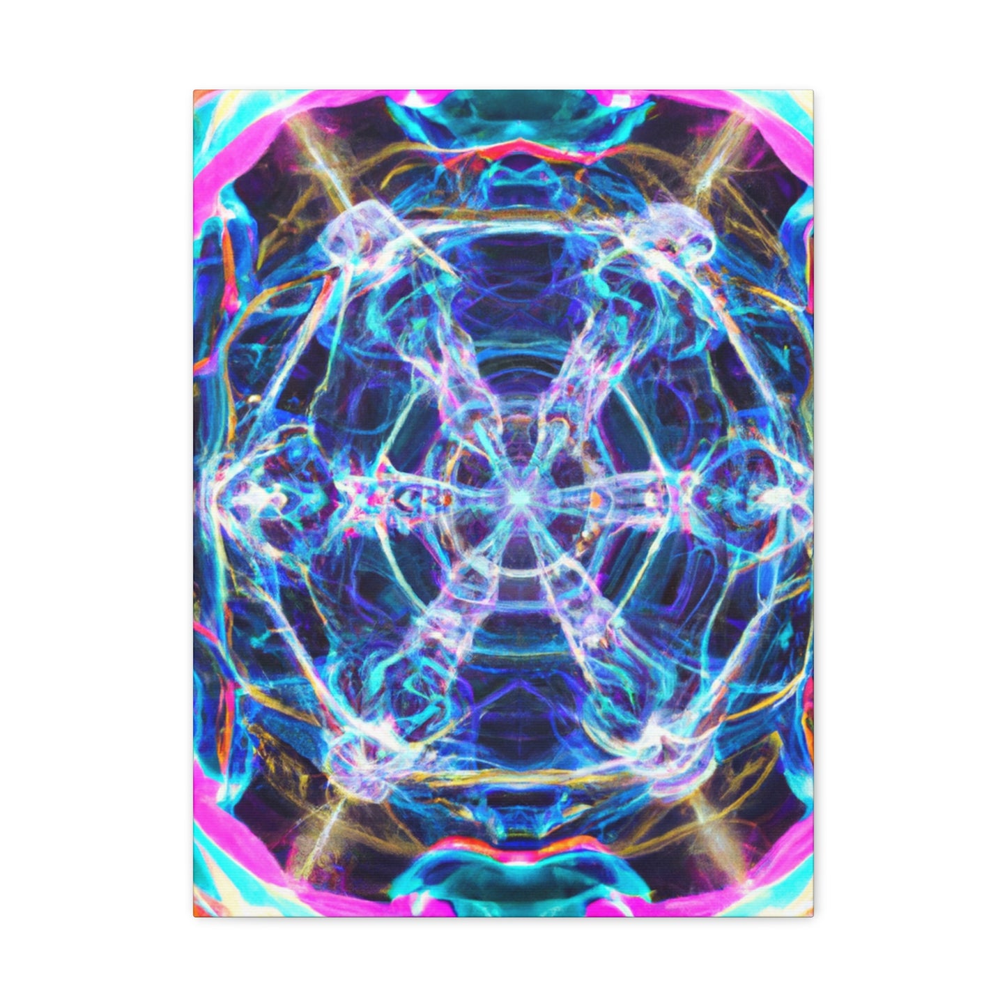Psychedelic Infinity Visions Trippy Infinity Patterns Art Canvas
