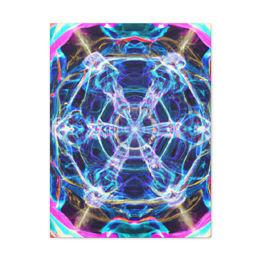 Psychedelic Infinity Visions Trippy Infinity Patterns Art Canvas