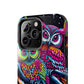 "Neon Nocturne" NEON Owls Tough Phone Case