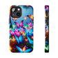 "Neon Butterflies Awakening" NEON Butterflies Tough Phone Case