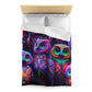 Giovanni di Saraco - NEON Owls Microfiber Duvet Cover