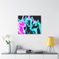 "Neon Magic: The Rainbow of Unicorns". NEON Unicorns Art Canvas