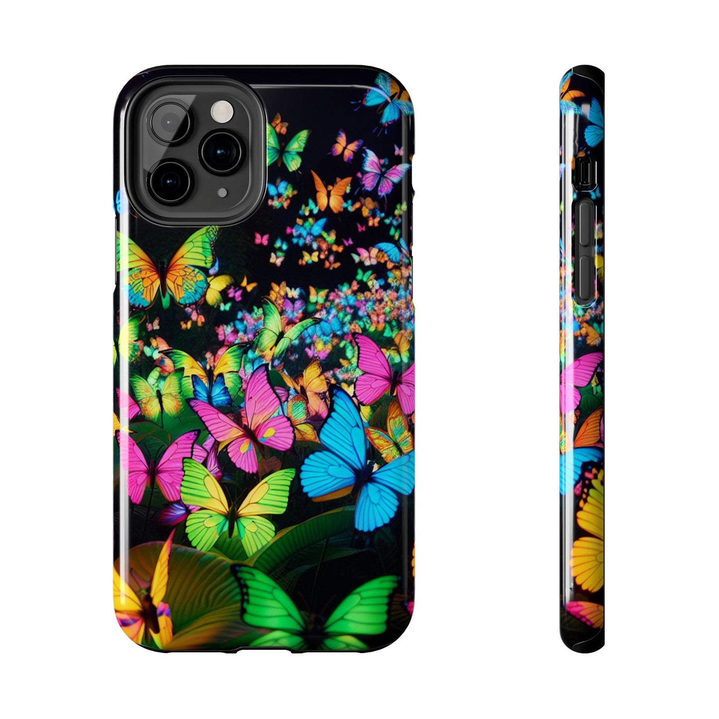 Neon Butterfly Congregation. NEON Butterflies Tough Phone Case