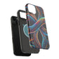 Vibrant Infinity Nocturne Neon Trippy Infinity Patterns Premium Art Magsafe Magnet Tough IPhone 13 14 15 Pro Plus Max and Mini in Matte and Glossy Phone cases