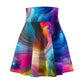 Alessandro della Rena - Trippy Infity Patterns Woman's Skater Skirt