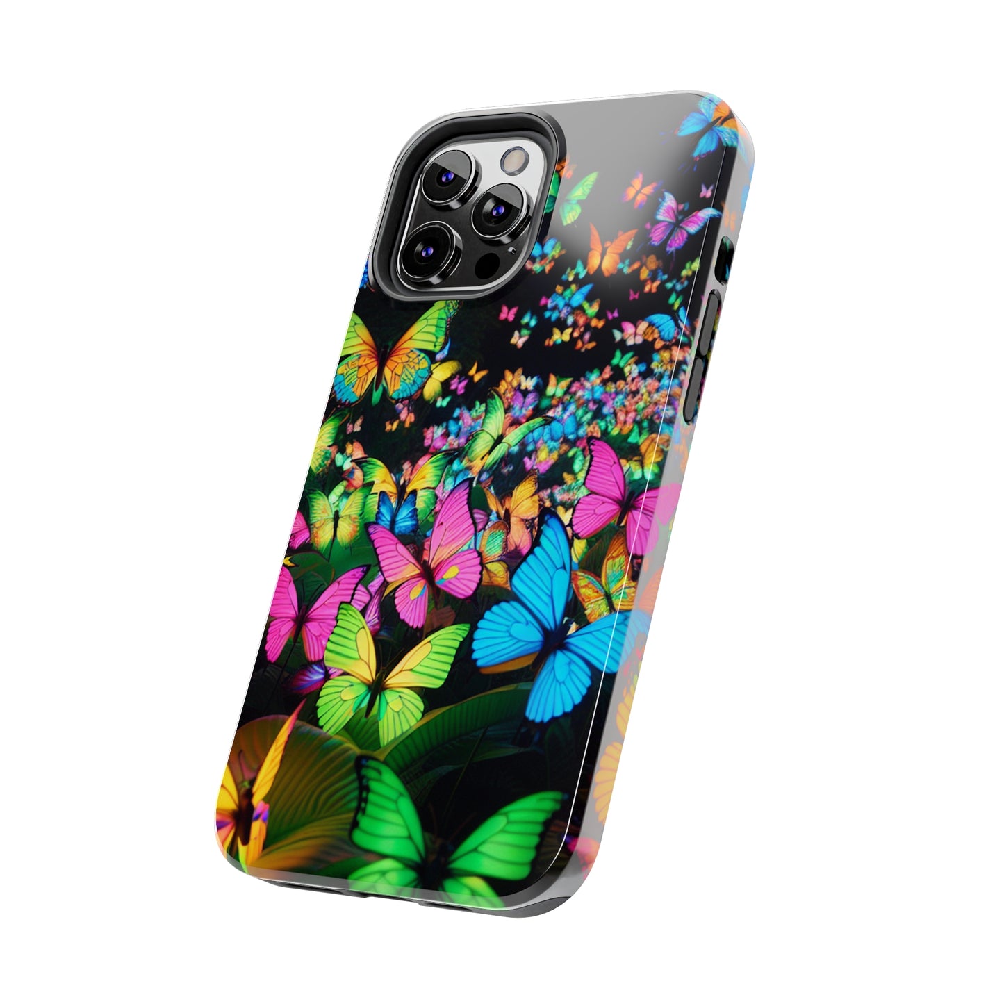 Neon Butterfly Congregation. NEON Butterflies Tough Phone Case