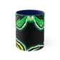 "Neon Splendor Symphony" Butterflies 11oz Mug