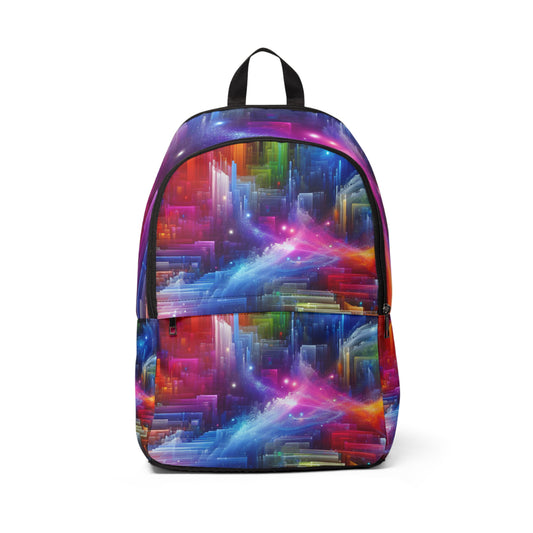 William Wordson - Trippy Infinty Patterns Fabric Rave Backpack