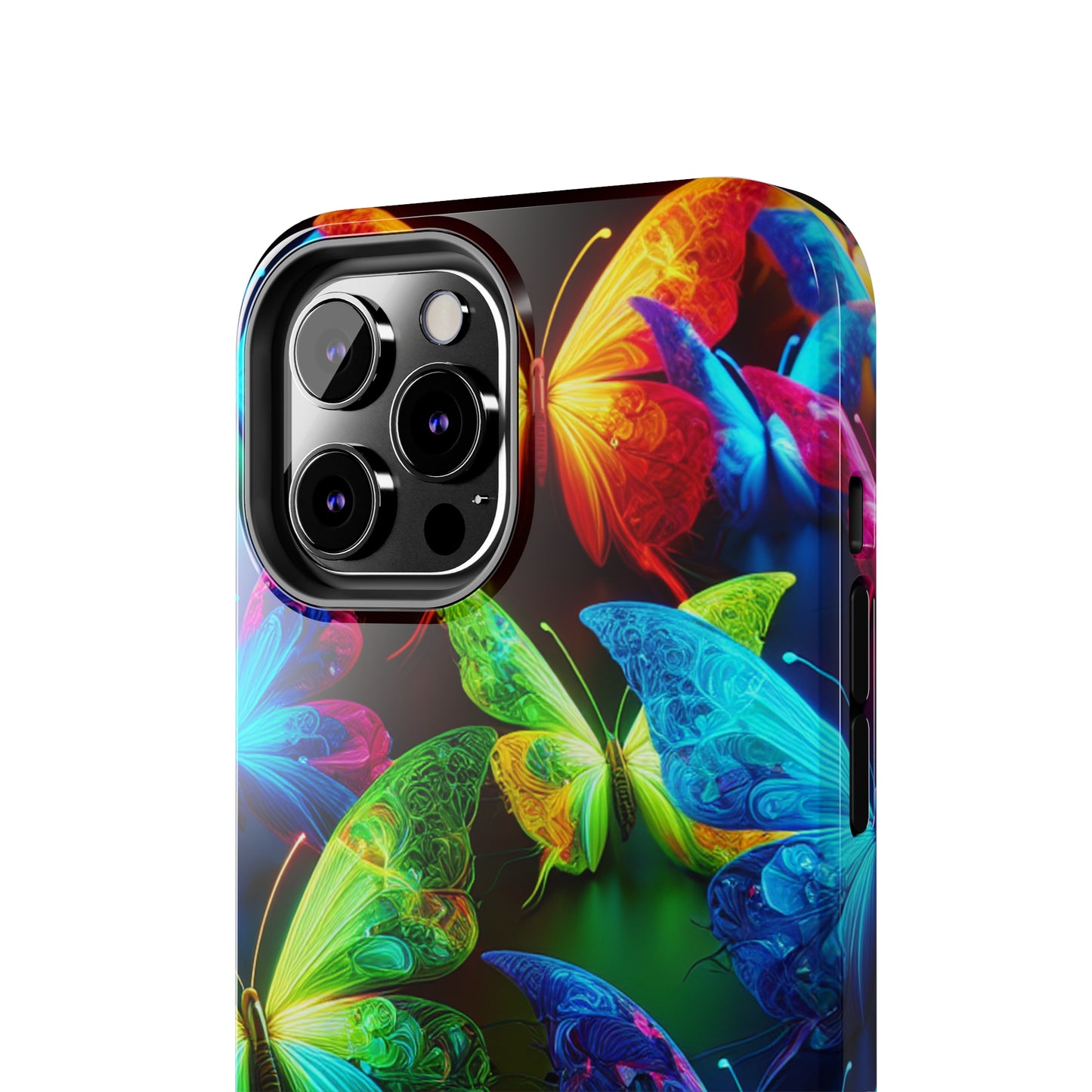 Neon Nectar Flutter. NEON Butterflies Tough Phone Case