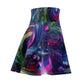 Gerardo di Brezzo - Trippy Infity Patterns Woman's Skater Skirt