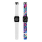 "Neon Glitchscape" - Trippy Infinity Patterns Iwatch Band