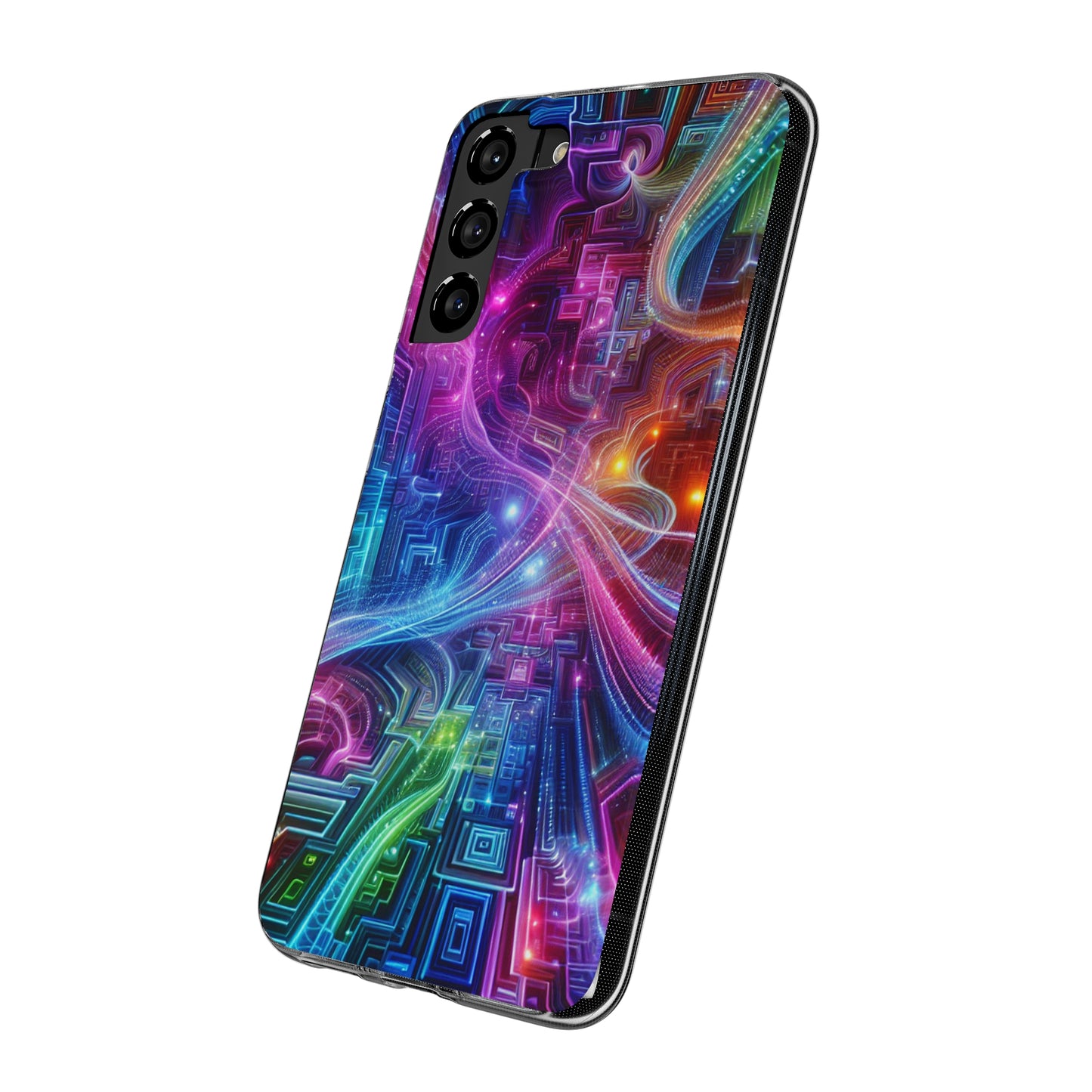 "Infinite Bright Vibes" Infinity Patterns Art Polycarbonate Phone Case