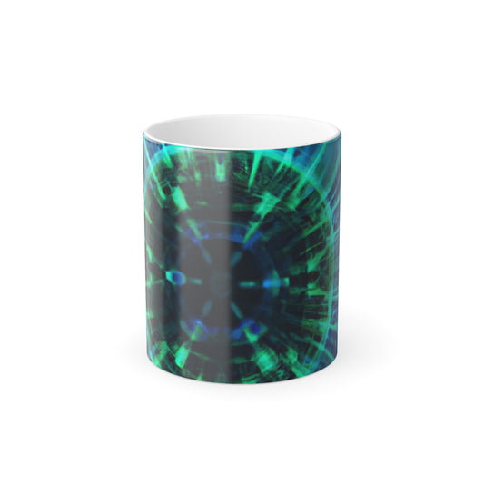 Giovanni di Paolo Trippy Infinity Patterns  11oz Color Morphing Mug