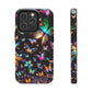 Neon Butterflies Dance NEON Butterflies Tough Phone Case Iphone 6 7 8 9 10 11 12 13 14 SE X XR XS Pro Max Mini Plus