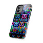 Neon Nocturnal Spectacle. NEON Owls Tough Phone Case
