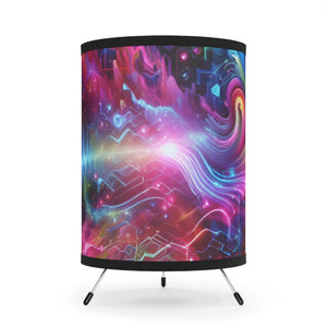 Giorgio da Venezia - Trippy Infity Patterns Art Tripod Lamp