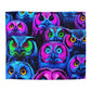 Gianni da Firenze - NEON Owls Microfiber Duvet Cover