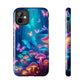 Luminous Jewels in the Forest. Mushrooms & Butterflies Tough Phone Case