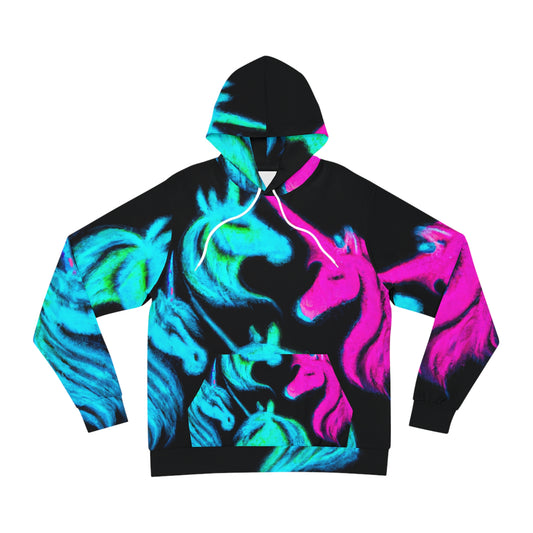 Neon Prismatic Mane. - Unicorns AOP Hoodie