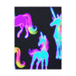 "Neon Magic" NEON Unicorns Art Canvas