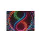 Neon Vortex Infinity. Infinity Patterns Outdoor Rug